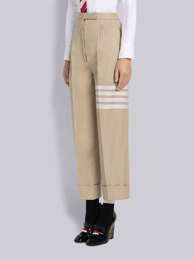 Thom Browne Cotton Twill Single Pleat 4-Bar Trouser outlook