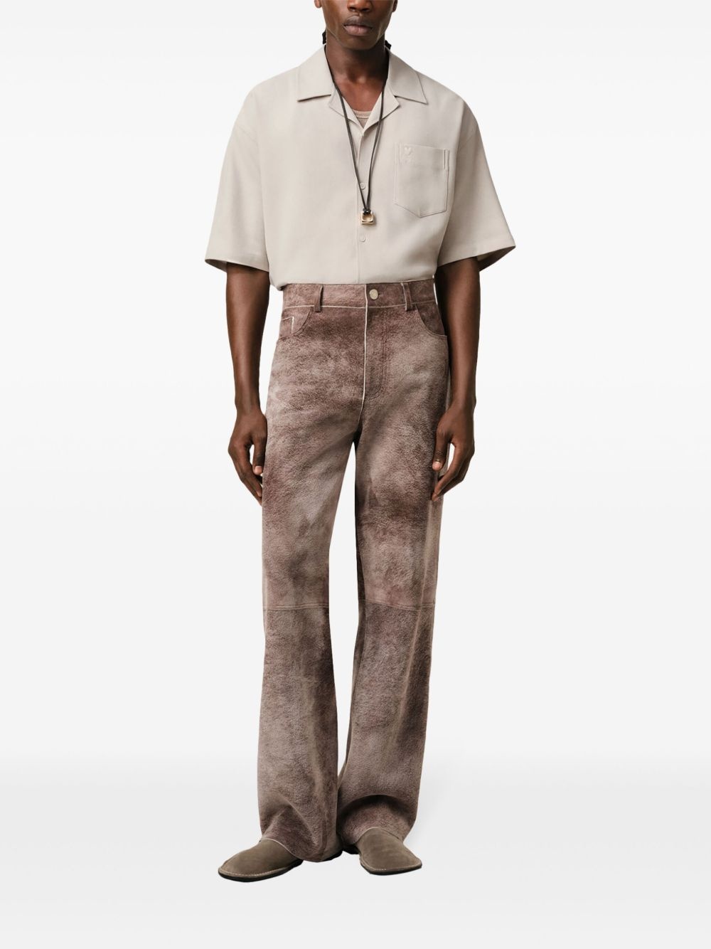 camp-collar shirt - 2