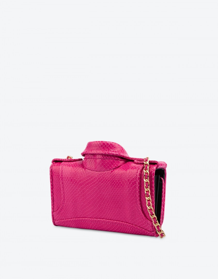MINI BIKER BAG WITH PYTHON PRINT - 2