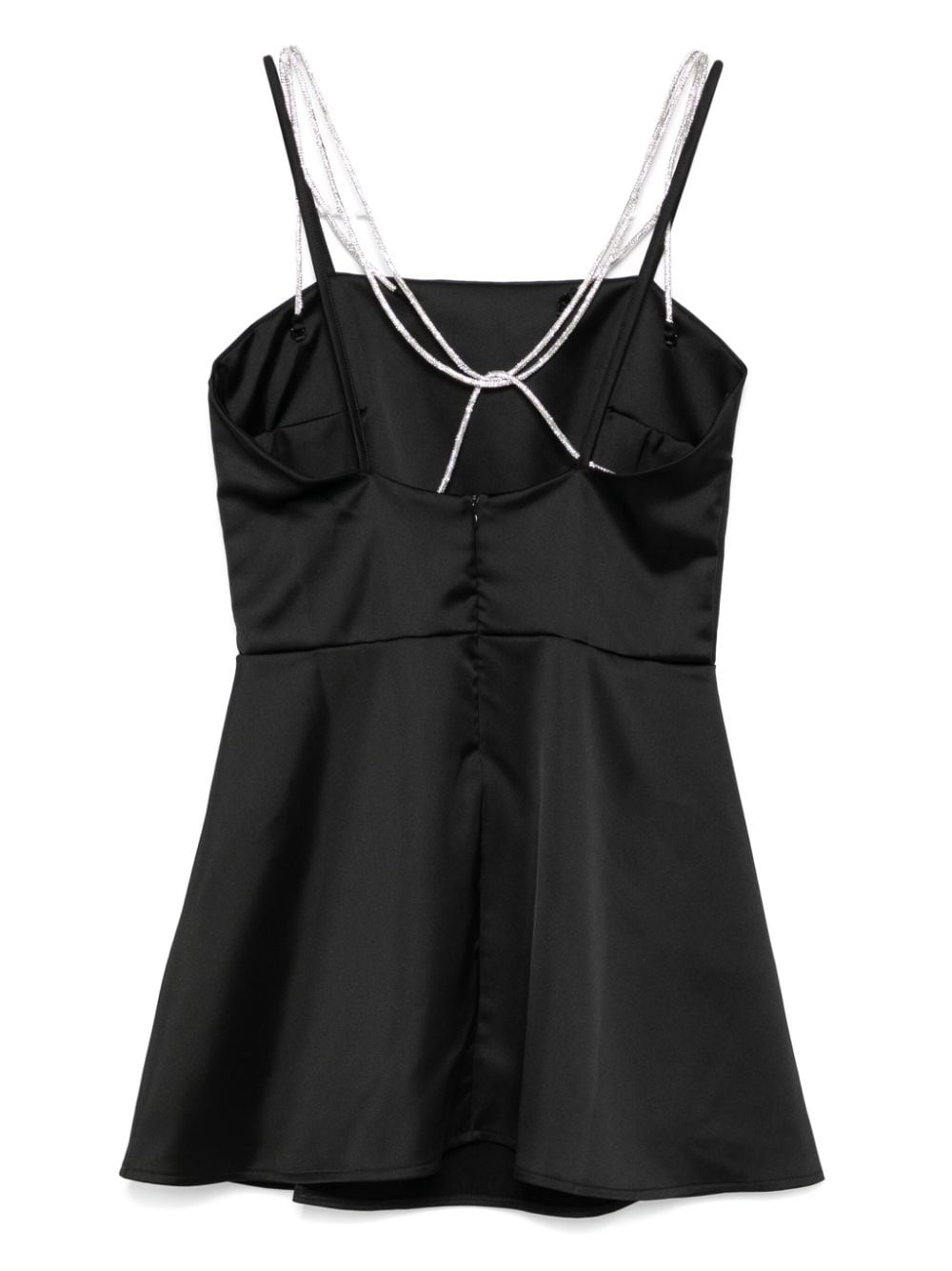 satin mini dress - 2
