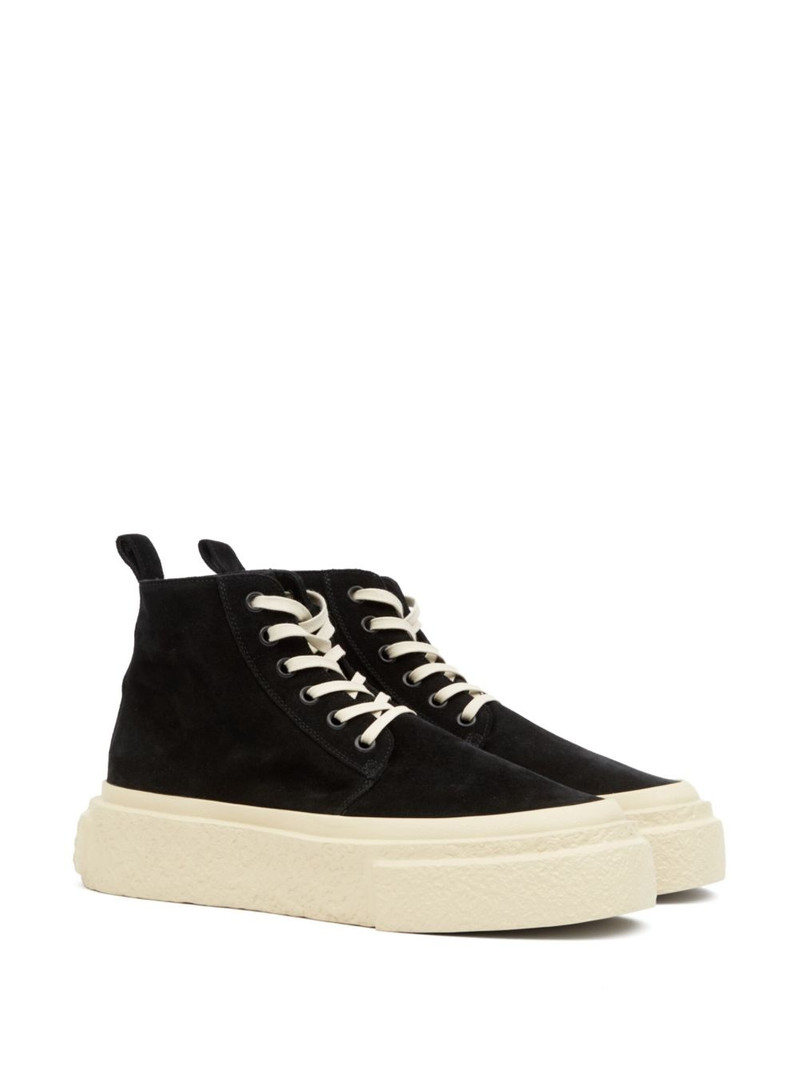 MM6 Maison Margiela suede high-top sneakers outlook