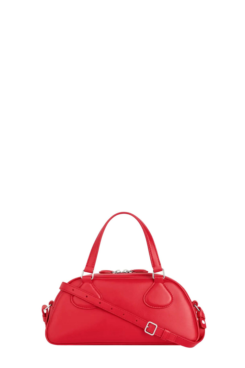courrèges FRIDAY BOWLING BAGUETTE BAG / RED outlook