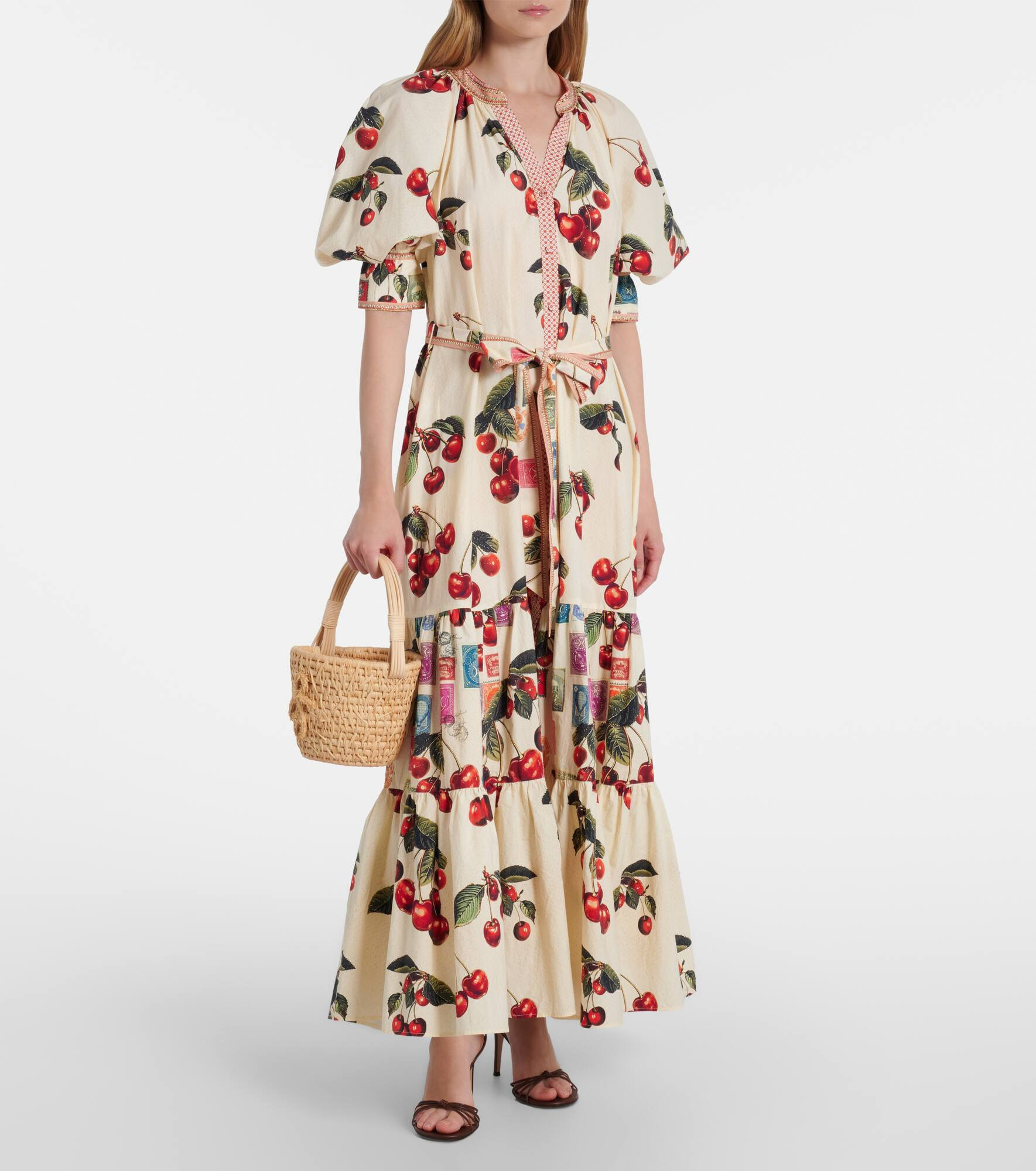 Notes From The Road printed cotton shirt dress - 2