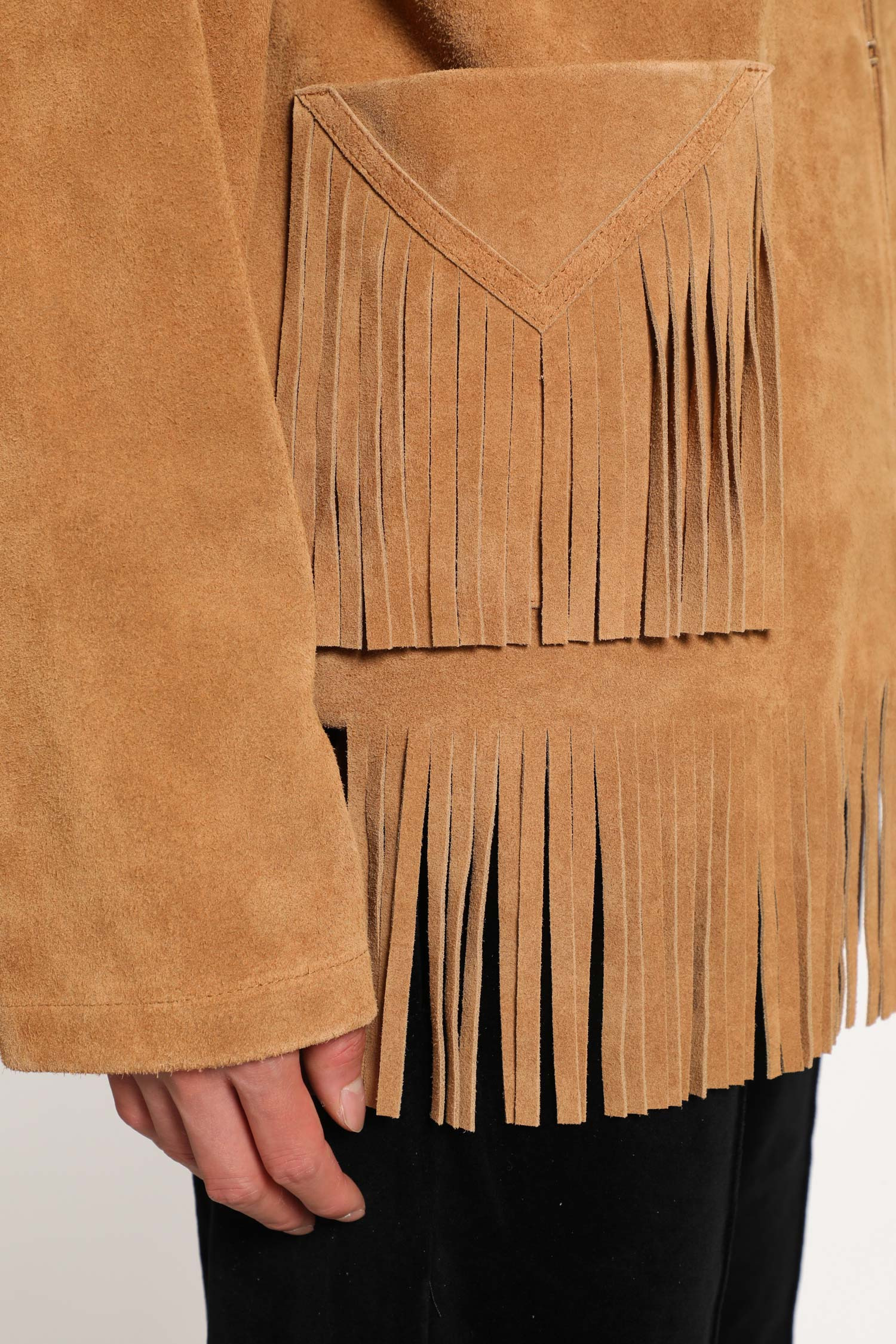 Fringed Suede Jacket - 5