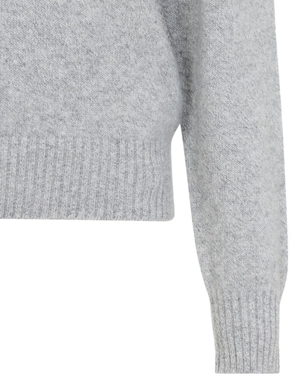 V-neck cashmere sweater - 3