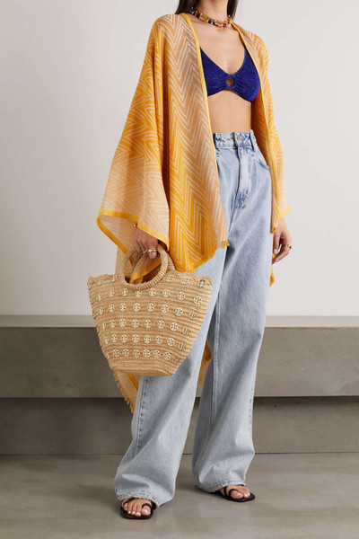 Missoni Cotton and wool-blend jacquard wrap outlook