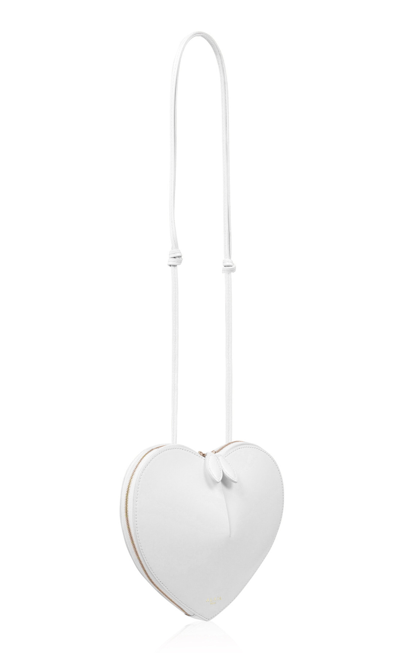 Le Coeur Leather Crossbody Bag white - 4