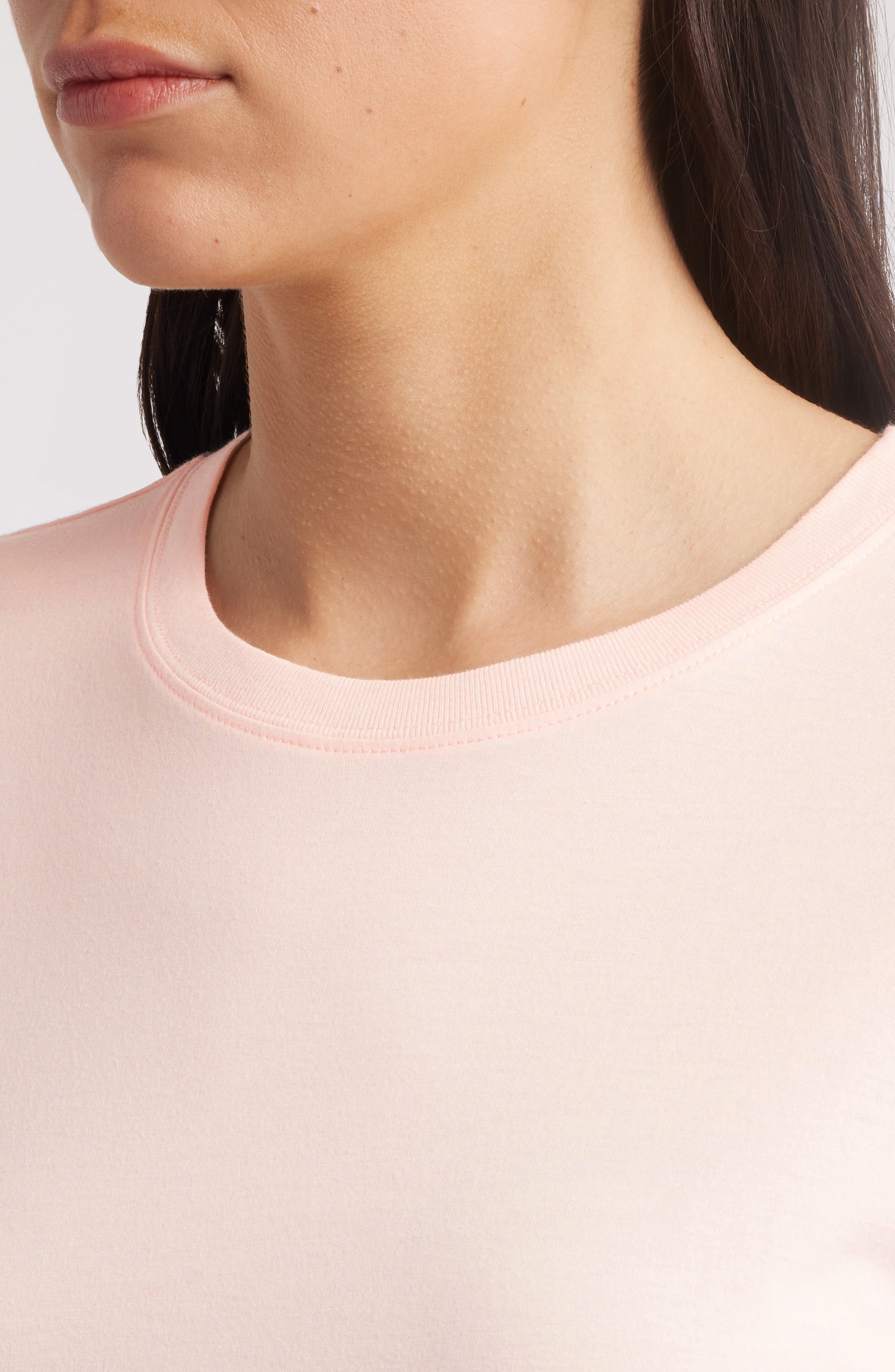 FRAME Baby Tee in Light Pink at Nordstrom - 4