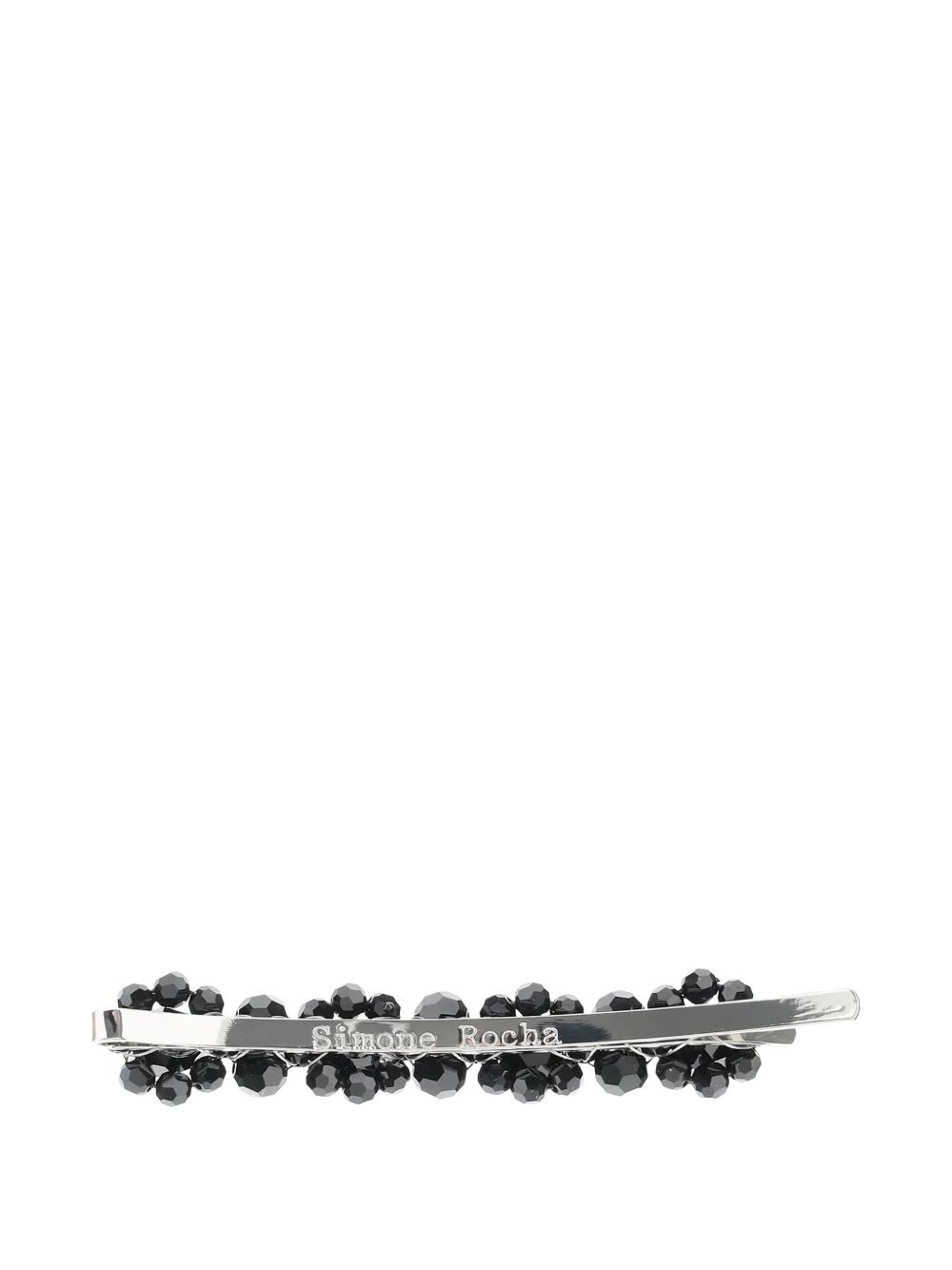 crystal-embellished hair clip - 2