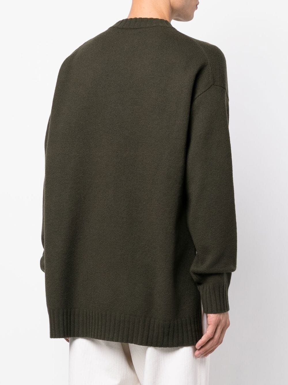 long-sleeved wool jumper - 4