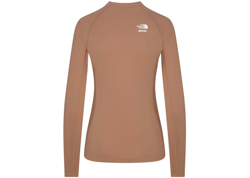 SKIMS SKIMS x TNF Dotknit Long Sleeve Top Sienna outlook