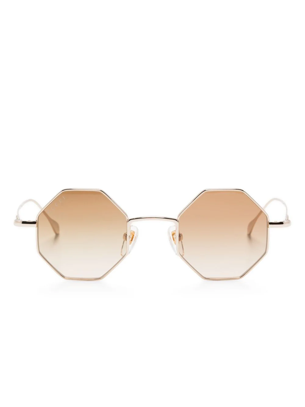 geometric-frame sunglasses - 1