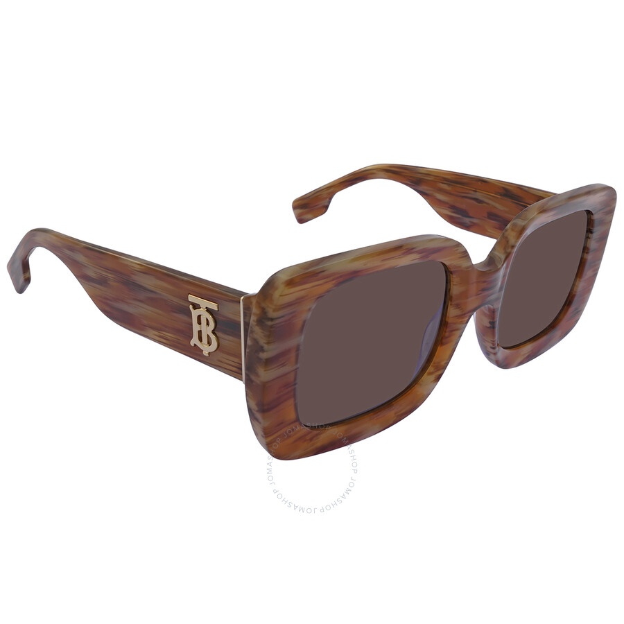 Burberry Brown Square Ladies Sunglasses BE4327 391573 51 - 3