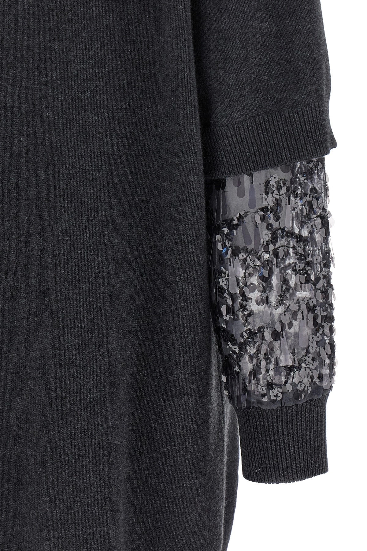 Sequin sleeve dress - 4