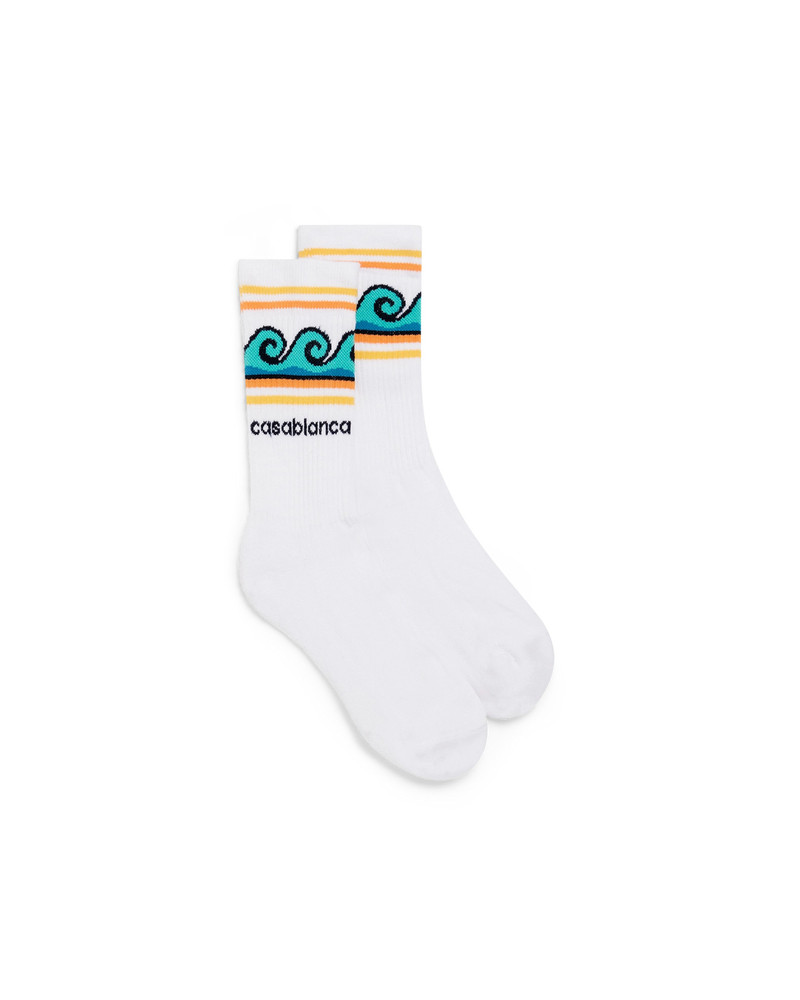 Greco Wave Socks | Casablanca Paris 1