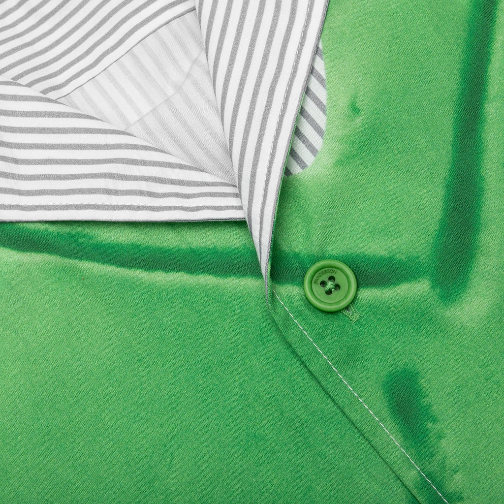 CLAY TROMPE L'OEIL PRINT S/S SHIRT - LIGHT GREY/GREEN - 3