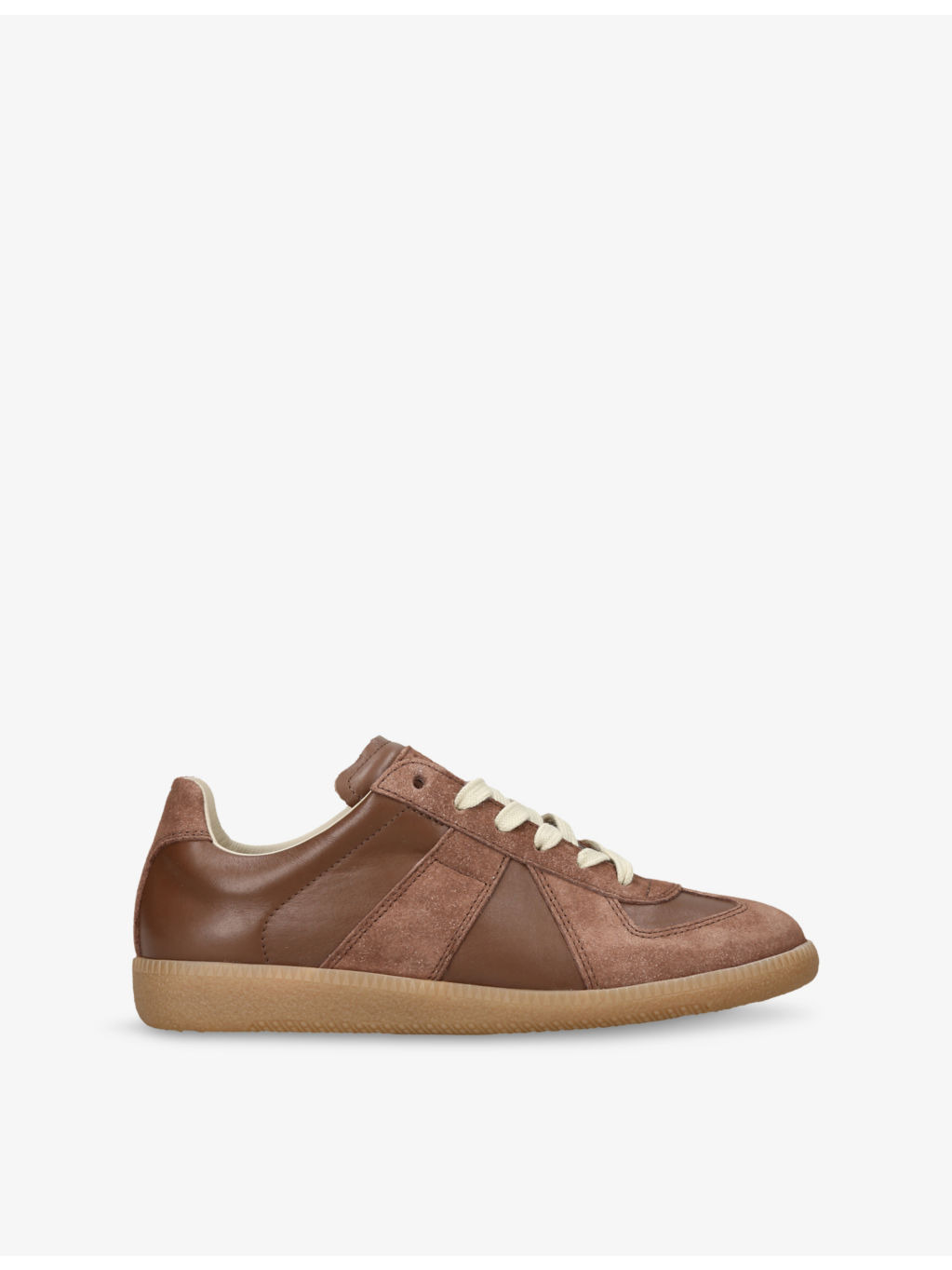 Replica Panelled Leather Trainers - 1