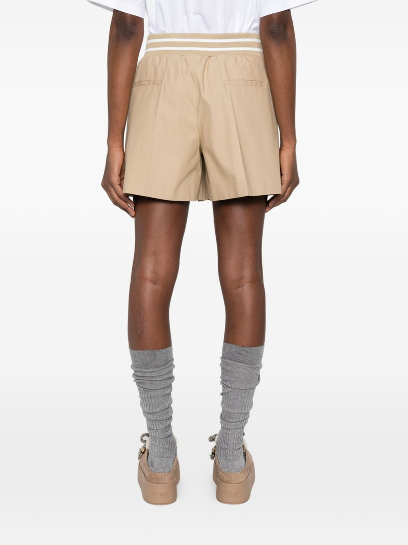 striped-waistband shorts 4