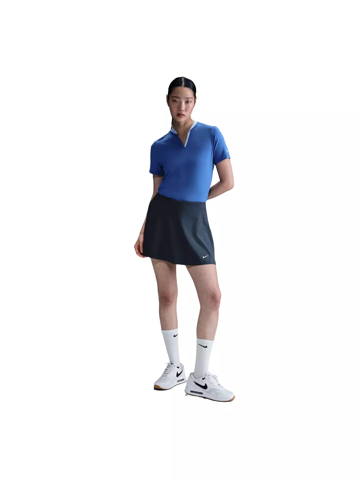 Women's Tour Dri-FIT Flouncy Golf Skirt -Blue - 3