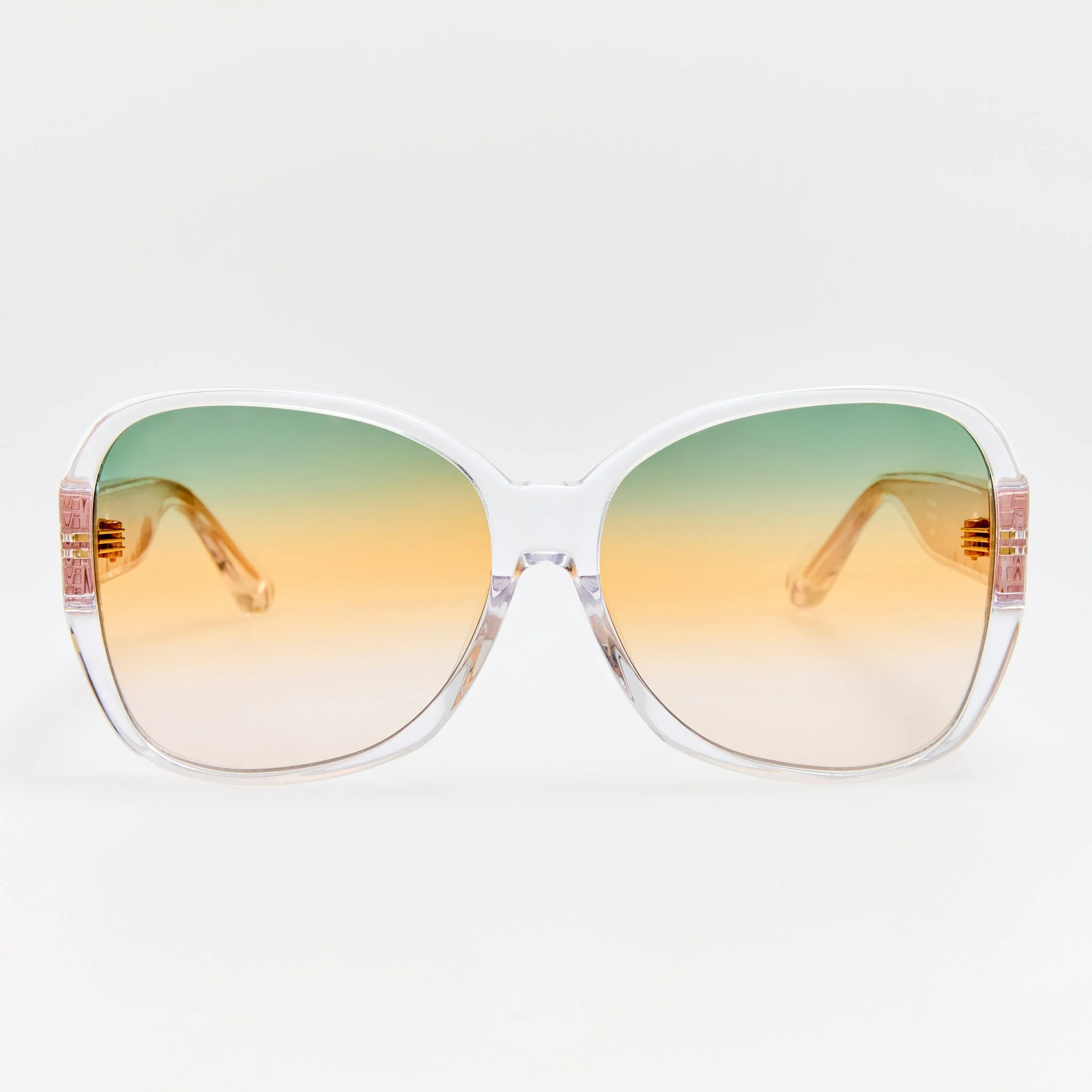 Blair Sunglasses in Clear and Tutti Frutti - 1