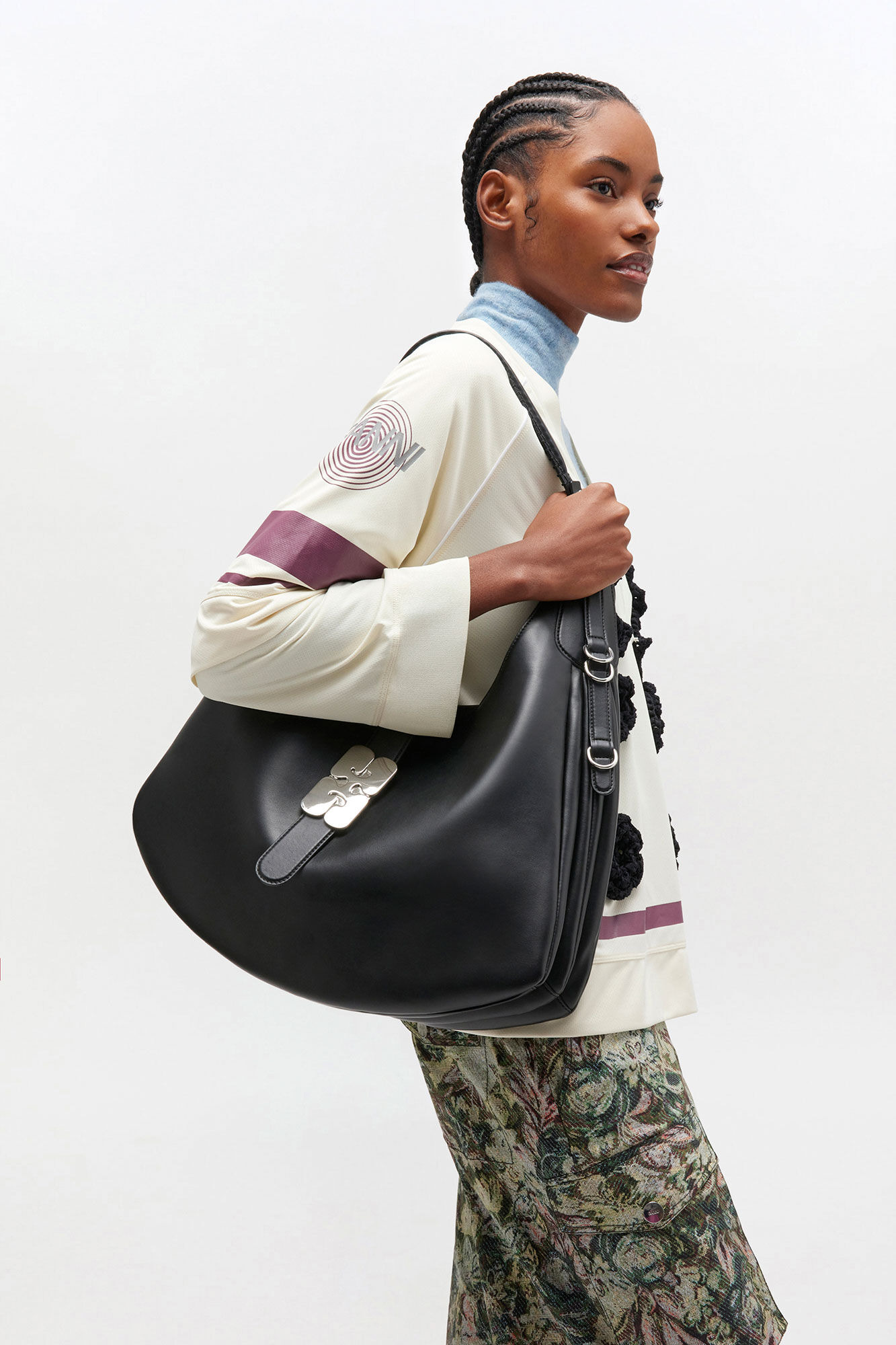 BLACK LARGE KAT BAG - 4