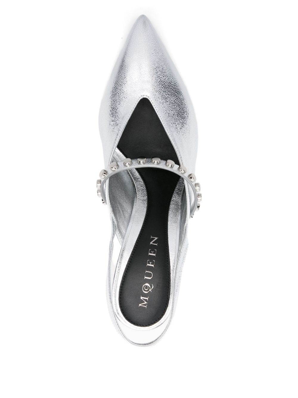 90mm Revel Slingback studded pumps - 4