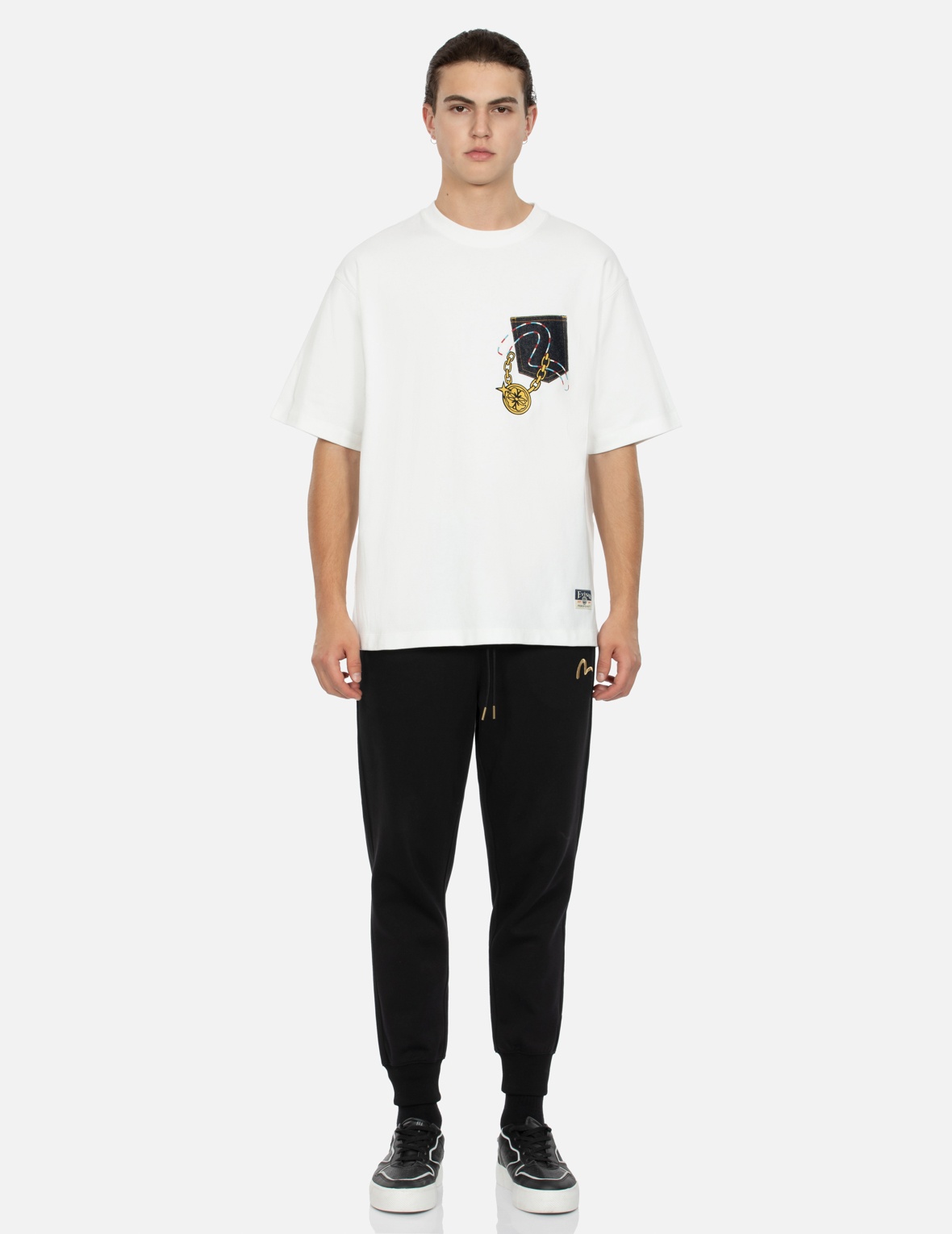 LUCKY SLOT MACHINE DAICOCK PRINT RELAX FIT T-SHIRT - 6