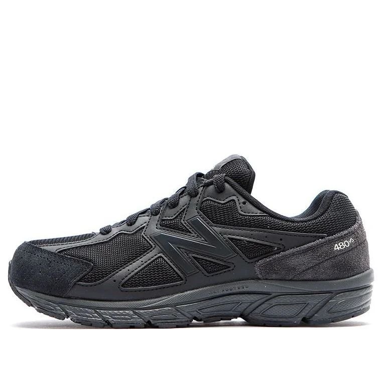 (WMNS) New Balance 480 Series v5 Retro Casual jogging Shoe Black W480SK5 - 1