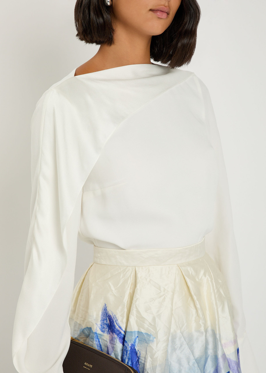 Erdem Draped Crepe top - 5