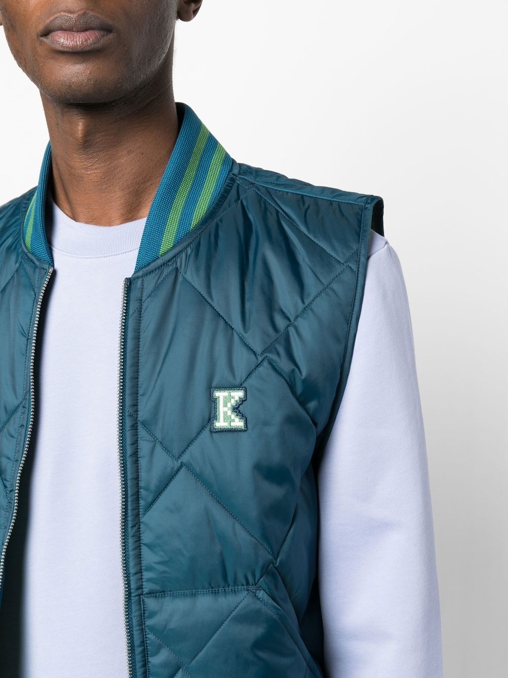 graphic logo-print track jacket - 6