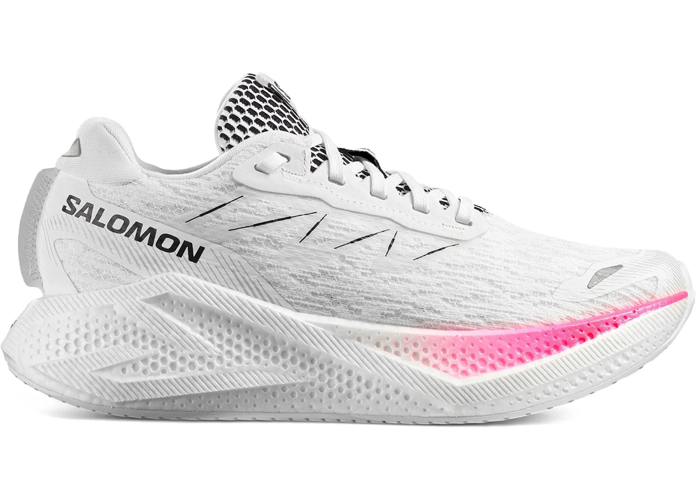 Salomon Aero Glide 4 White Black Pink (Women's) - 1