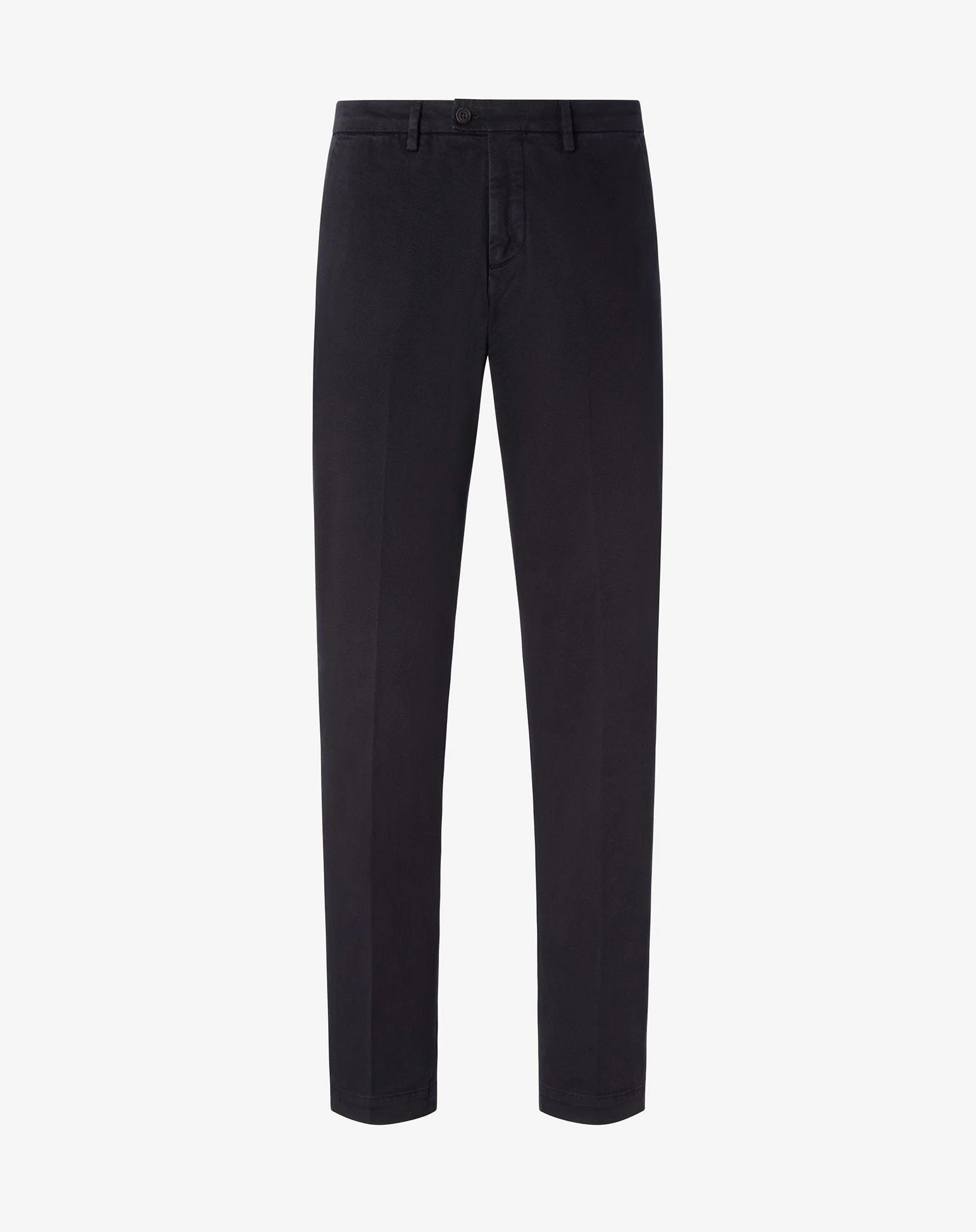 Black stretch gabardine chinos - 1