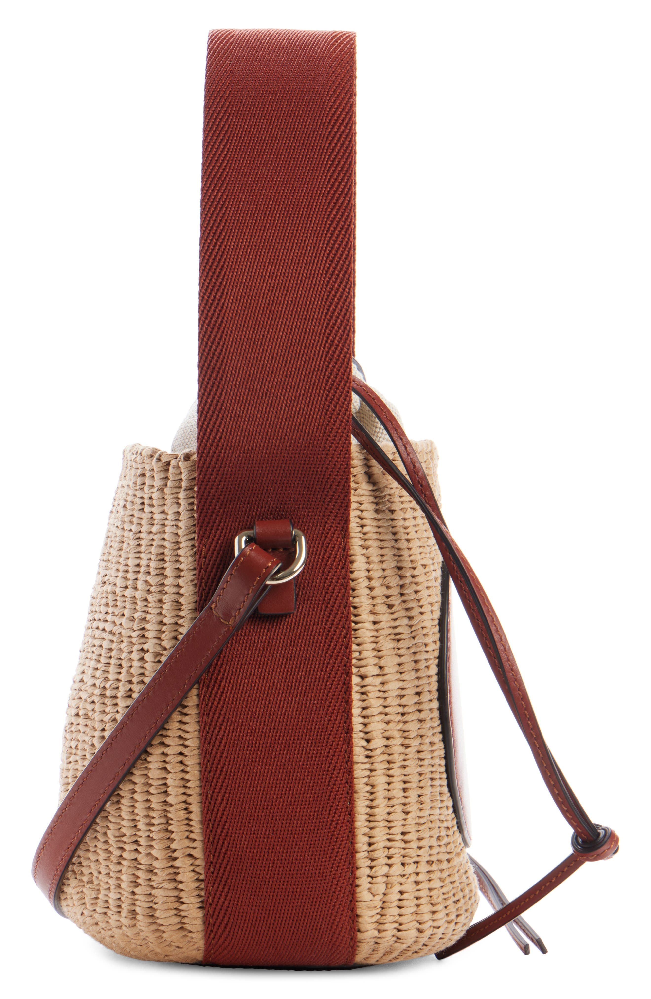 Chloé Small Horse Medal Basket Bag in 27S Sepia Brown at Nordstrom - 5