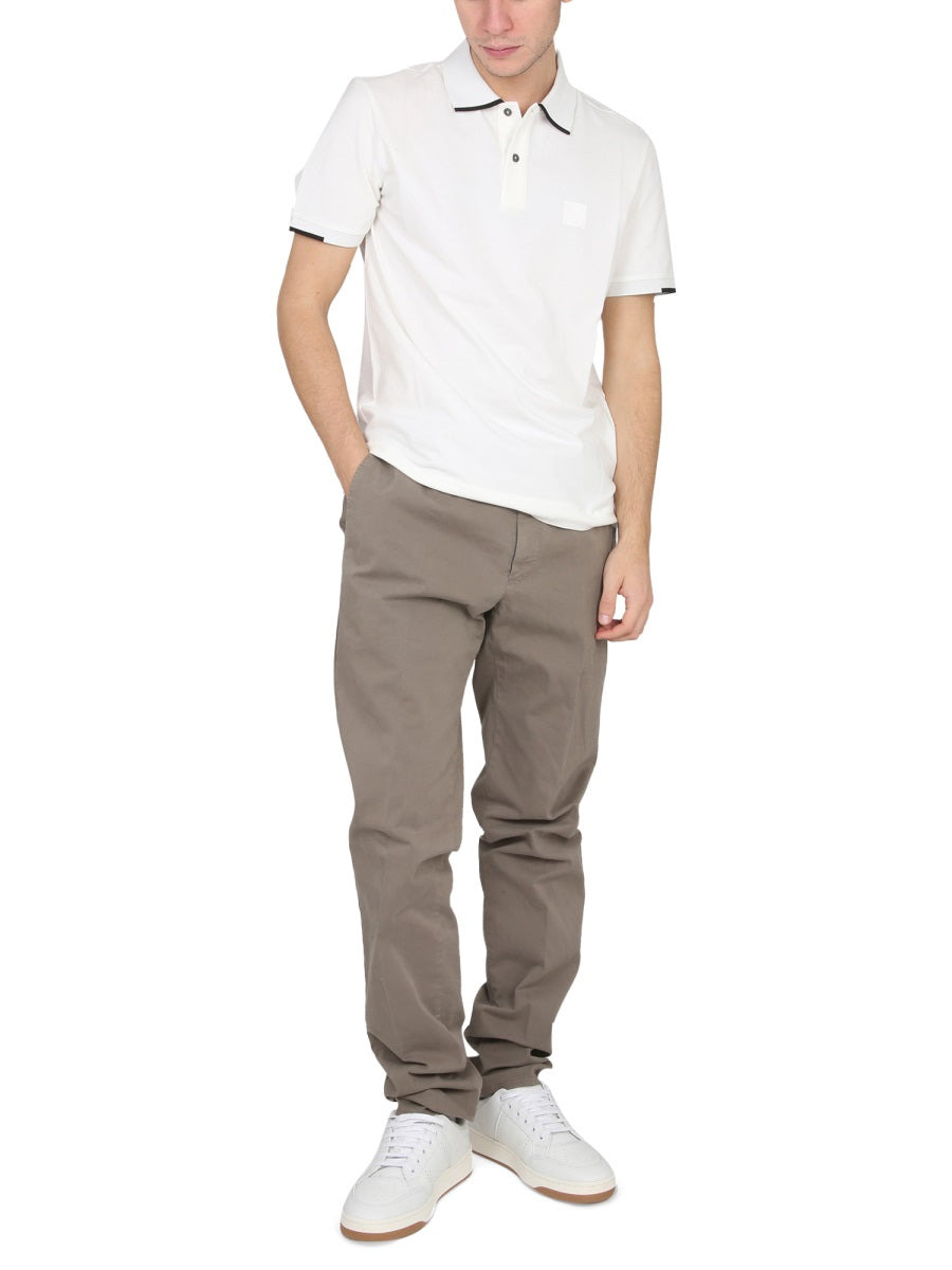 C.P. Company Men Polo With Logo Patch - 2