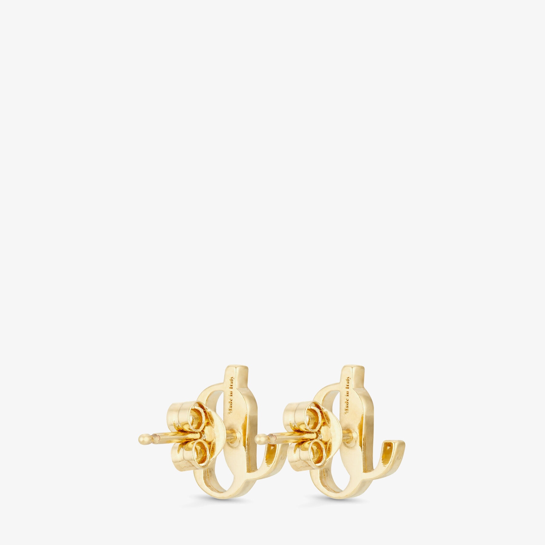 JC Mini Studs, Gold-Finish Metal JC Mini Stud Earrings