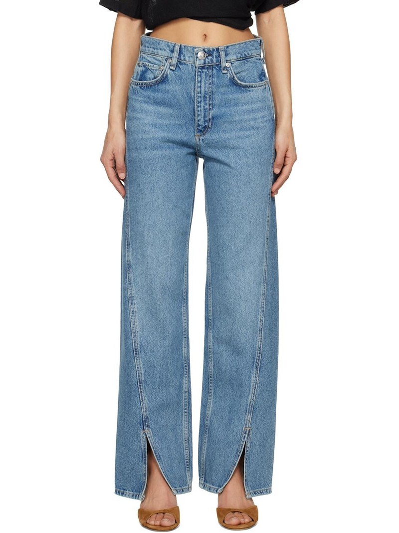 Blue Loose Shea High-Rise Jeans 1