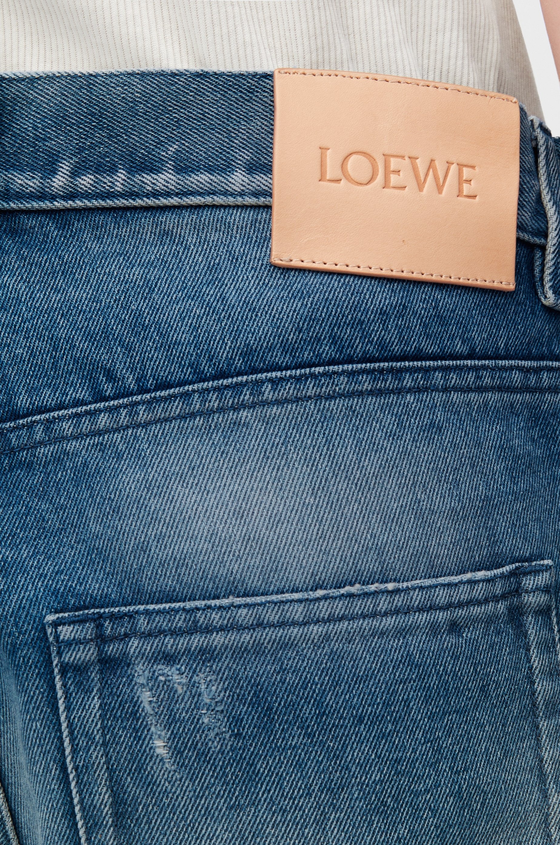 Straight leg jeans in denim - 5