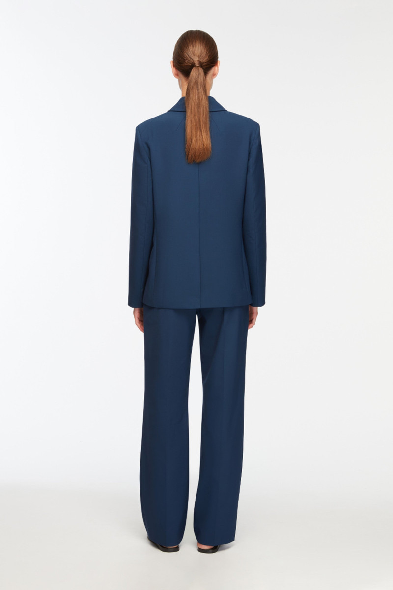 Firston Jacket In Navy Summer Wool 4