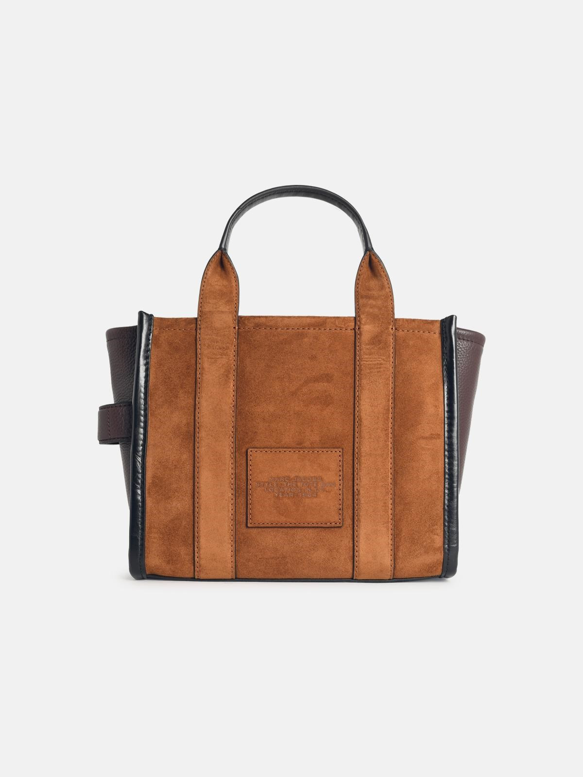 SMALL 'TOTE' COPPER SUEDE BAG - 3