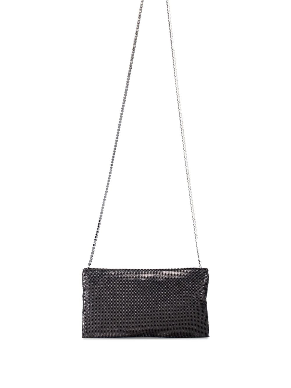 chain-embellished clutch bag - 2