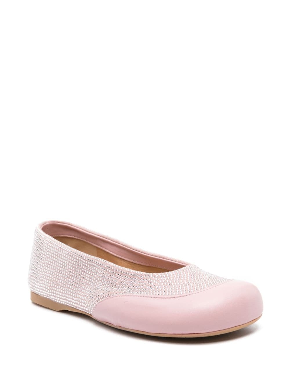 crystal-embellished ballet flats - 2
