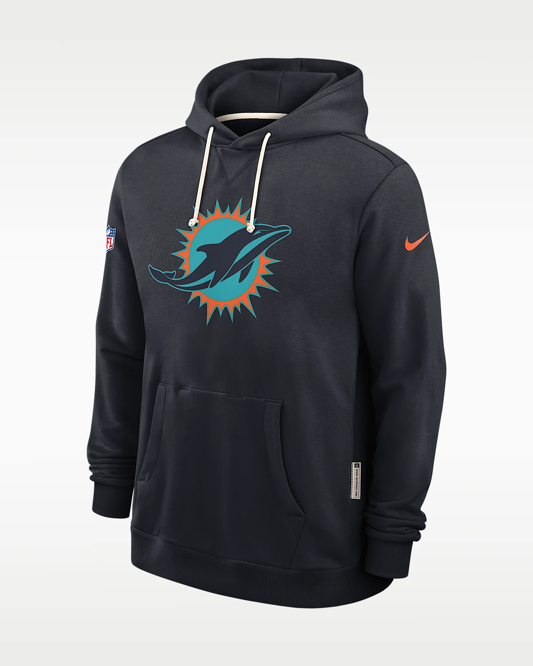 Miami Dolphins Rivalries Collection Sideline Men's Nike Dri-FIT NFL Pullover Hoodie - 1