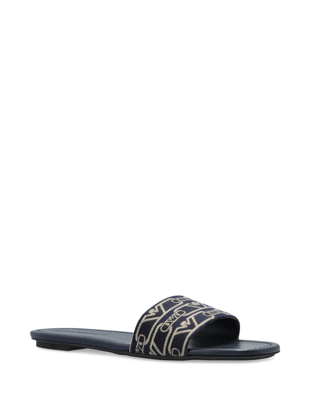 monogram-jacquard sandals - 2