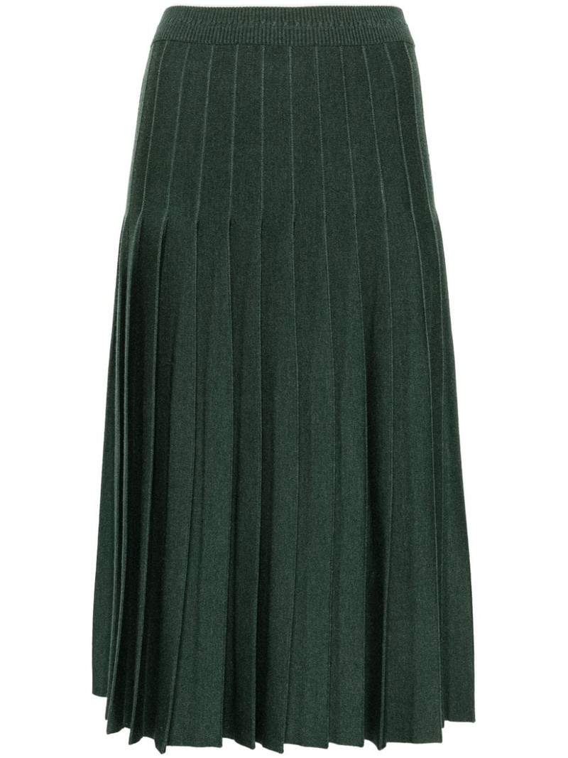 pleated knitted midi skirt 1