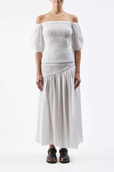 GABRIELA HEARST Maxwell Skirt in Silk Linen outlook