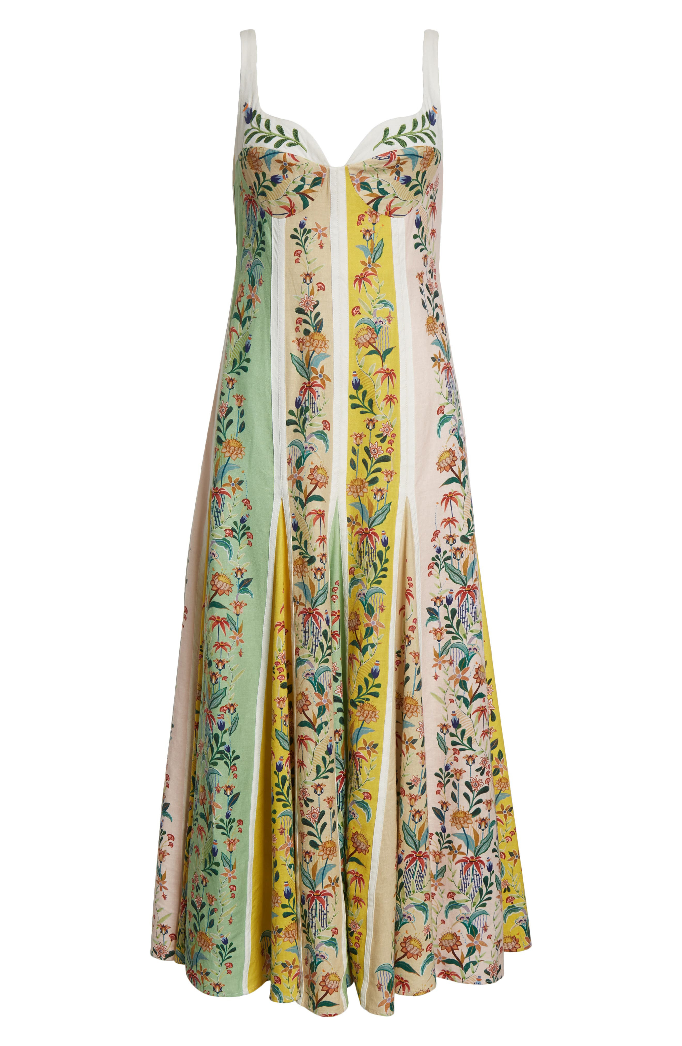FARM Rio Delicate Floral Stripe Sundress at Nordstrom - 5