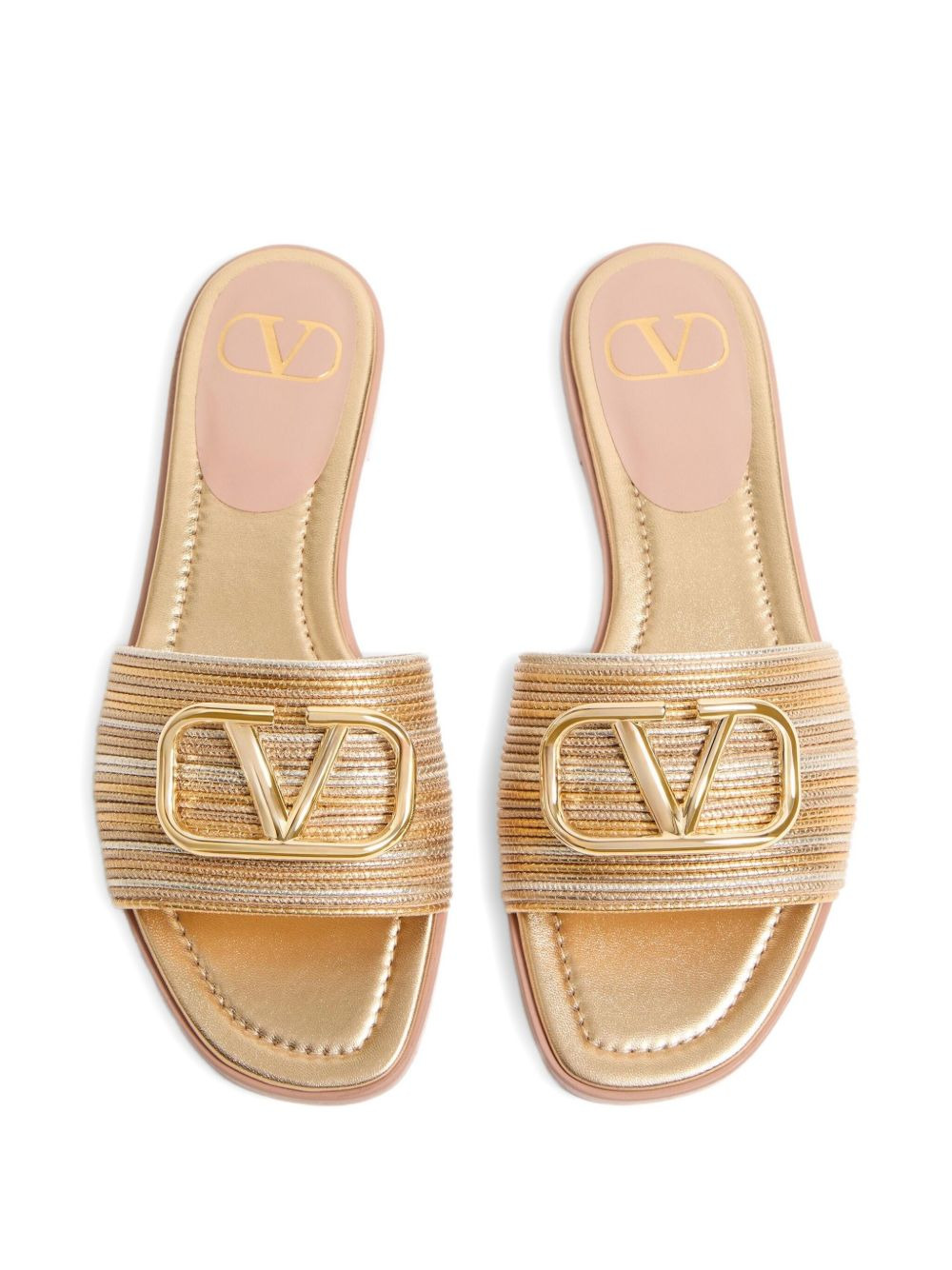 VLogo flat sandals - 4
