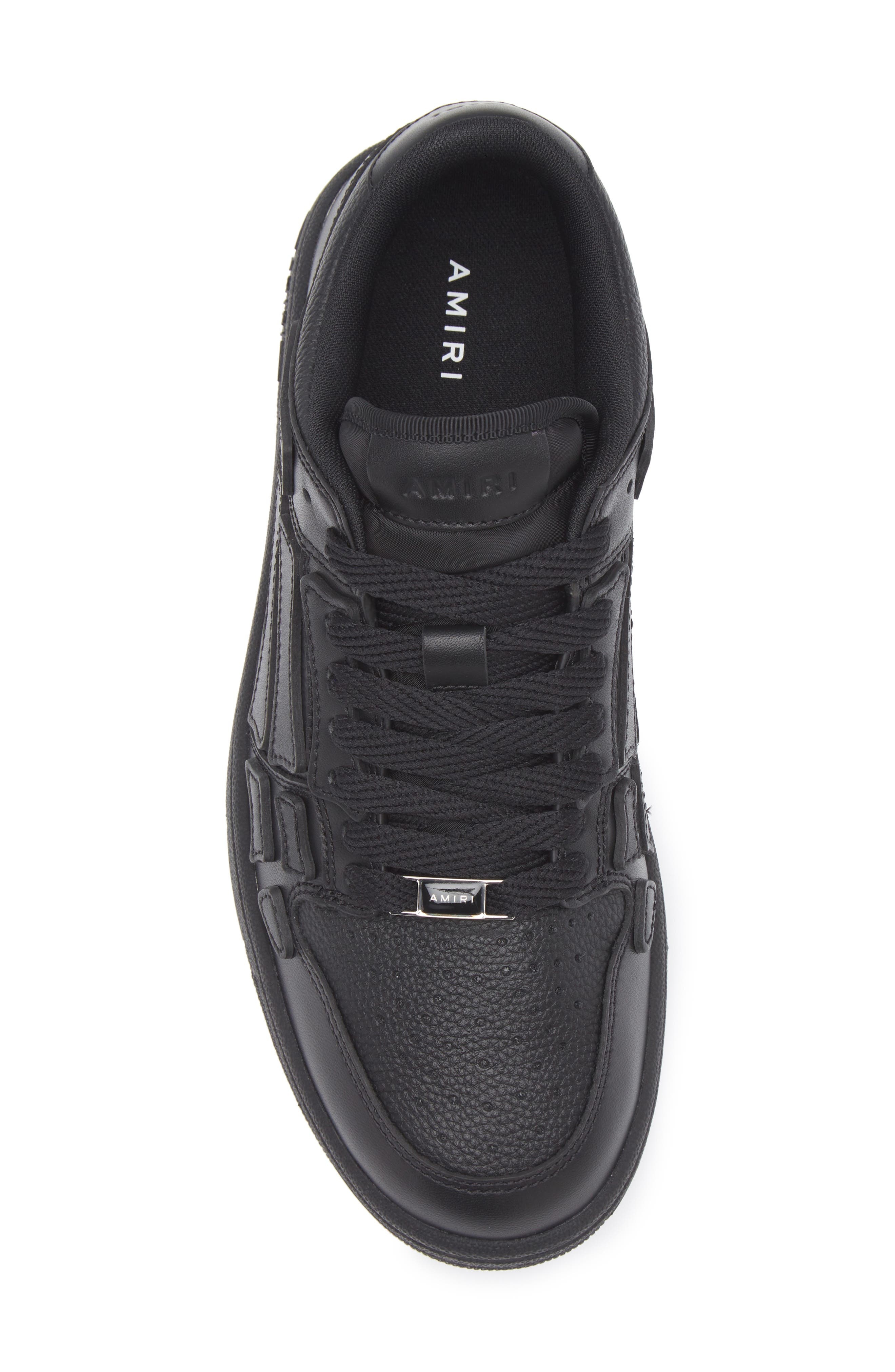 AMIRI Skeleton Low Top Sneaker in Black at Nordstrom - 5