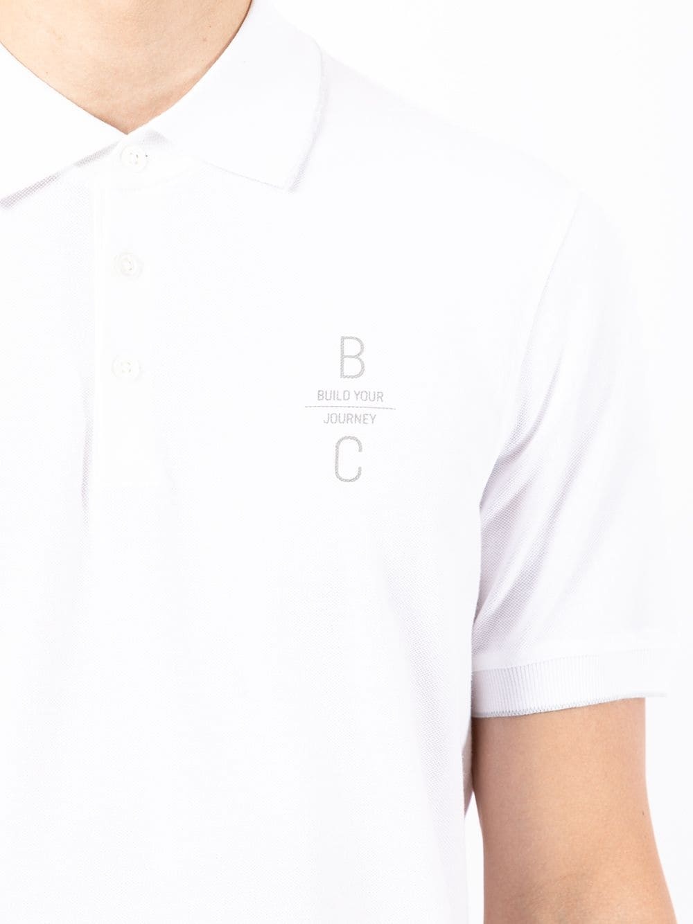 logo-print cotton polo shirt - 5