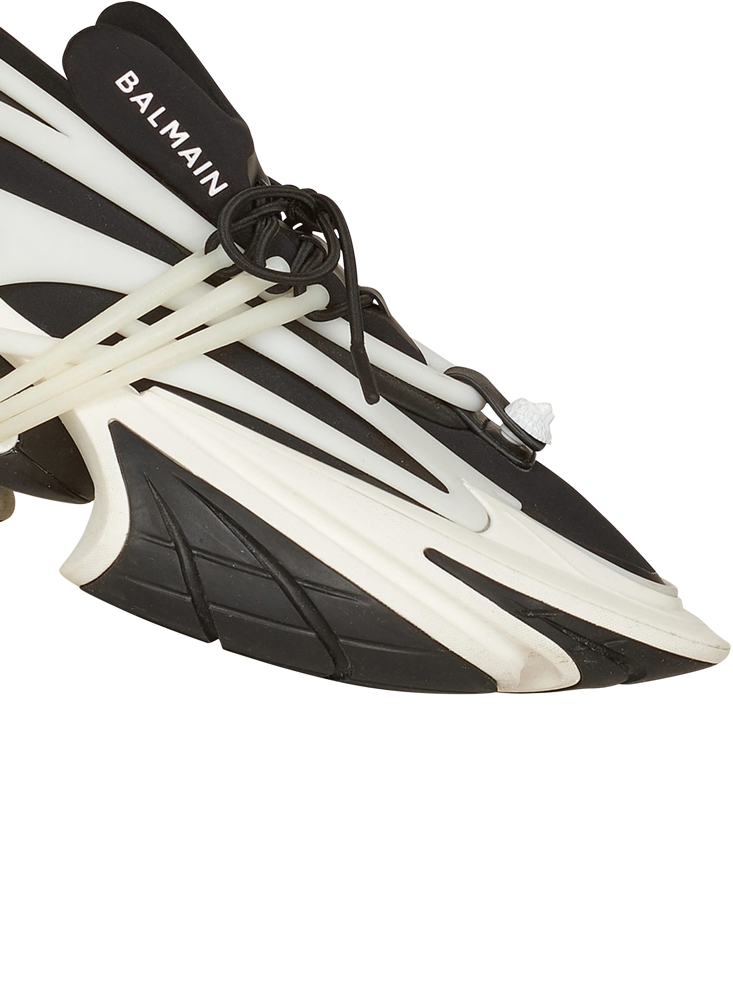 Unicorn low-top trainers in neoprene and leather - 6